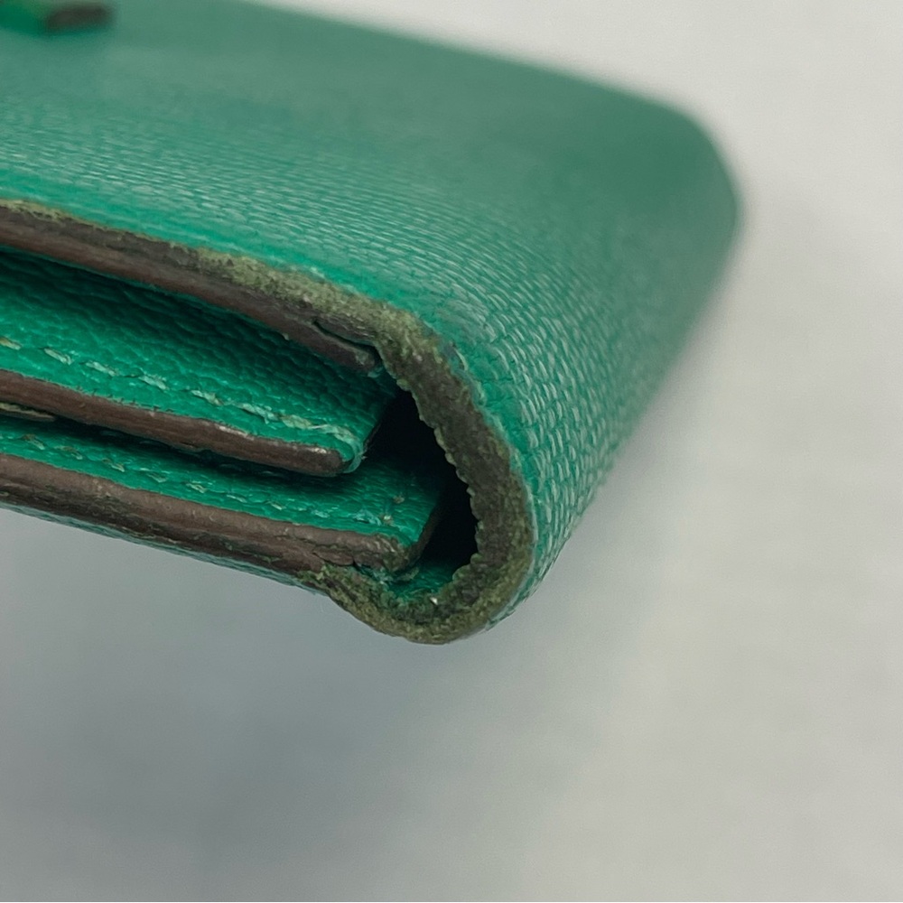Hermès Bearn Soufflet Wallet in Green Epsom Leather - Preowned - Picture 10 of 15